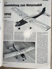 Bauplan für motorflugzeug - bauplan,