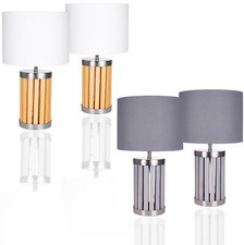 Tischlampen 2er Set Landhaus