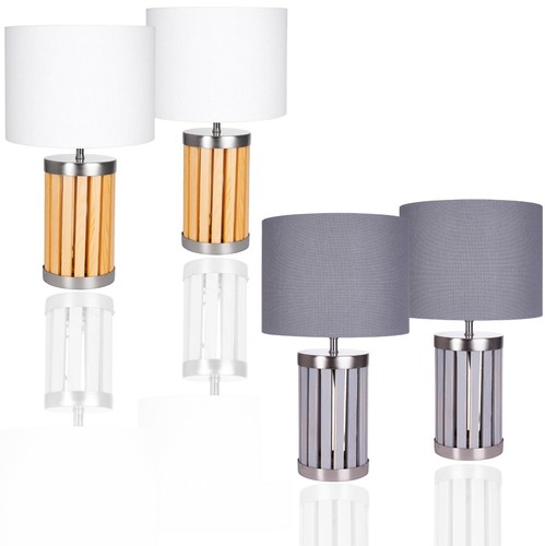 Tischlampen 2er set landhaus - tischlampen,