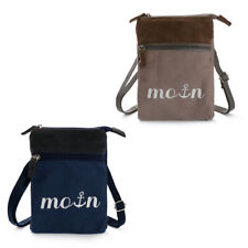 Brustbeutel Crossbody Bag Tasche MOIN Anker maritim Baumwolle Portemonnaie
