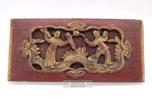 Antikes holzrelief - antikes,