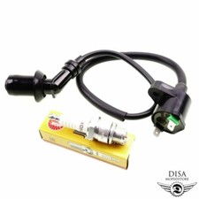 Zündspule + Zündkerze + Zündkerzenstecker für Kymco Yager Vitality DJ50