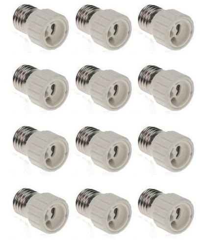 12x adapter von - e27, auf