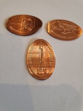 3 Motive Elongated Coin Peenemünde Usedom  Rakete V2  Einstein 