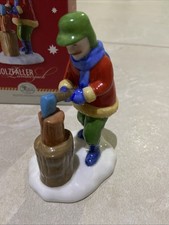 Hutschenreuther Holzfäller Porzellan Figur Christmas Village Deko Weihnachten 