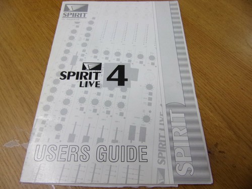Soundcraft spirit live - soundcraft,