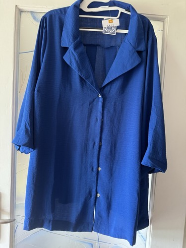 Neu bluse tunika royalblau - neu,
