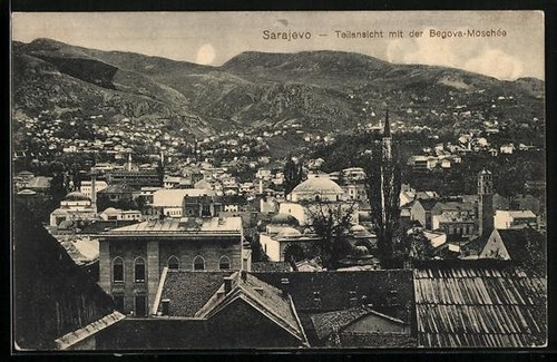 Ansichtskarte sarajevo - ansichtskarte,