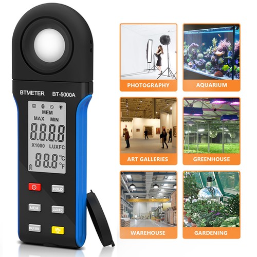 Btmeter digital luxmeter - btmeter,
