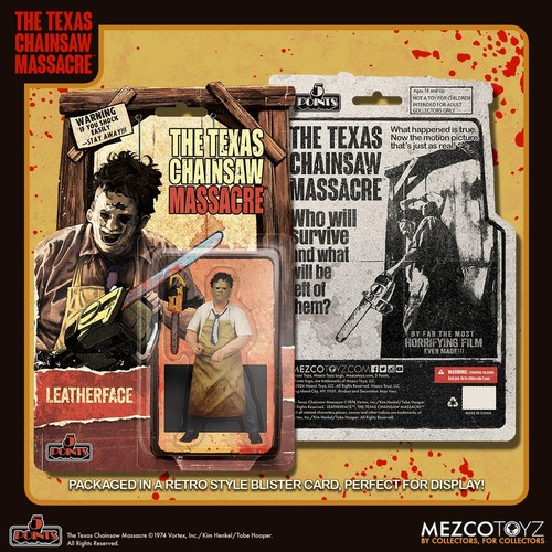 Mezco leatherface figur - leatherface, 9,5