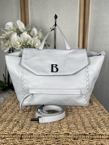 Biba hellgrau leder slouchy - leder,