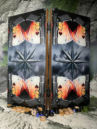 Backgammon star pistole luxus - backgammon,