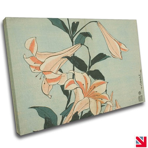Katsushika hokusai lilien - katsushika,