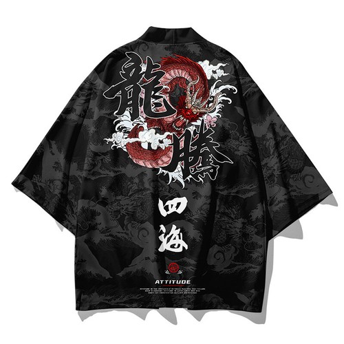 Herren drachen muster - muster, kimono