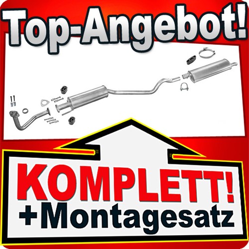 Auspuff für opel astra - astra, f