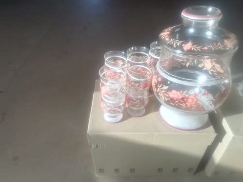 Bowle service glas mit - service,