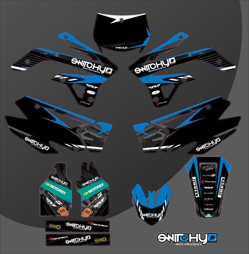 Kit aufkleber grafiken black - aufkleber,