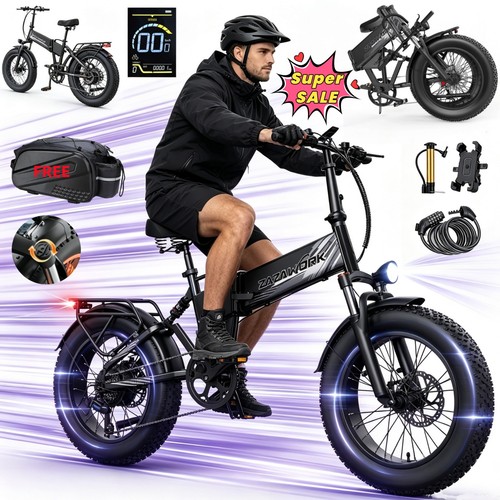 1000w zoll klapprad fatbike - 1000w,