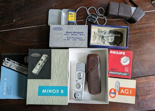 Minox kleinstbildkamera mit - minox, b