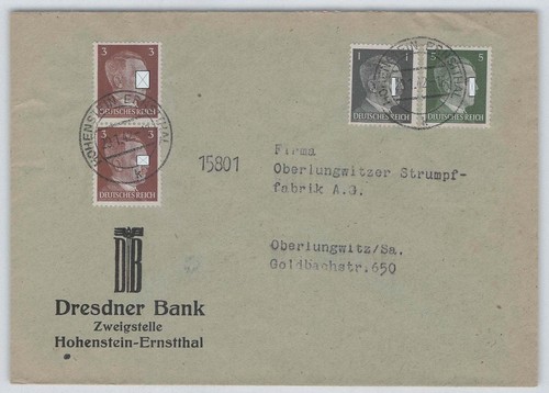 Reich brief dresdner bank - reich,