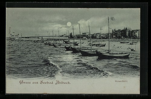Mondschein ahlbeck seebad - mondschein-ak,