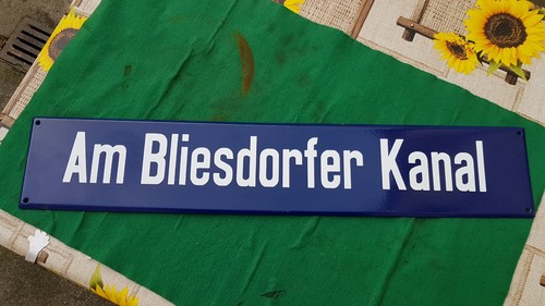 Altes emailleschild - altes,