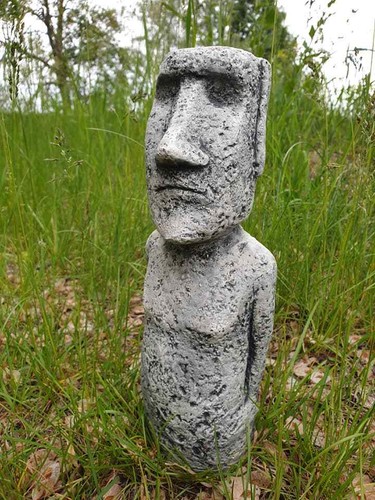 Gartenfigur moai skulptur - gartenfigur,, moai,