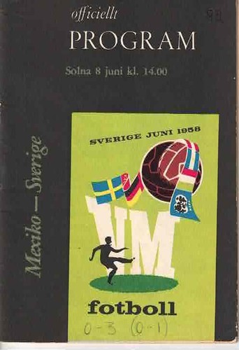 Fussball programmheft 1958 - ,