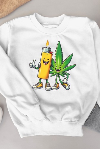 Weed sweat shirt klassisches - sweat,
