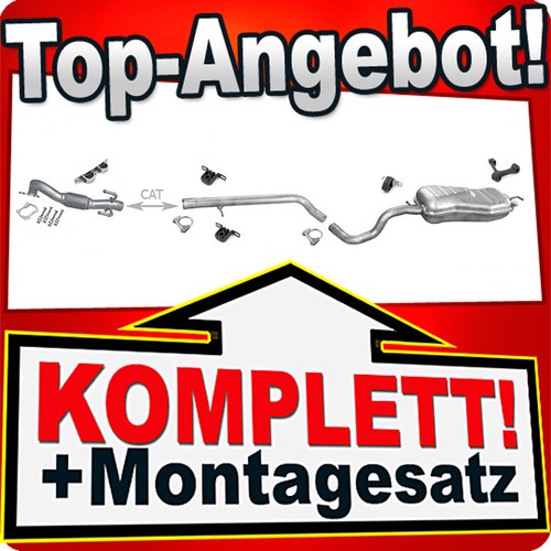 Auspuff für seat leon - auspuff, (1m1)