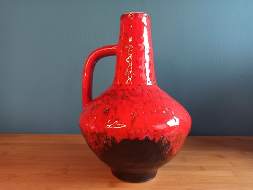 Fat lava vase - lava, aus