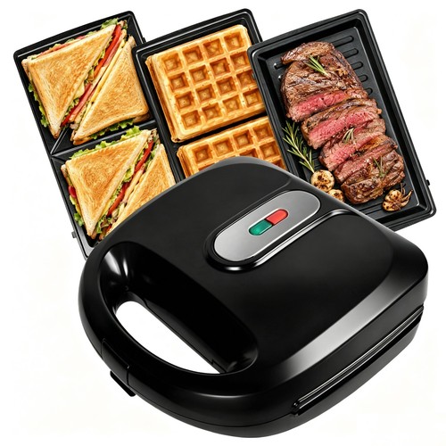 Sandwichmaker toaster - 3-in-1,