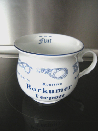 Tasse borkumer teepott - tasse,