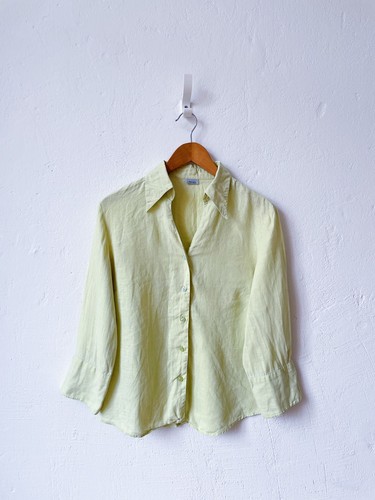 Vintage leinenbluse l - vintage, gr.