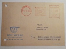 Nsu werke neckarsulm karte - nsu,