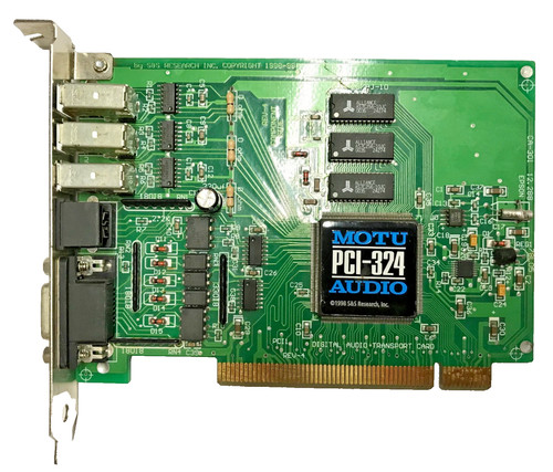 Motu pci 324 channel - motu, pci-324
