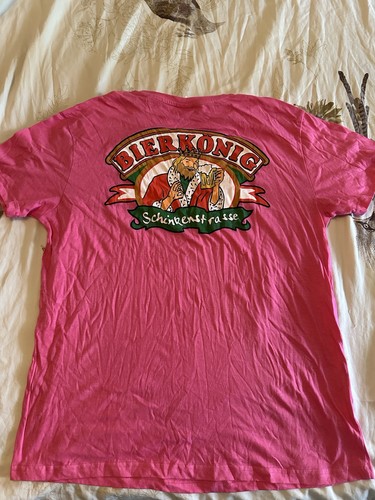Bierkönig shirt rosa - t-shirt,