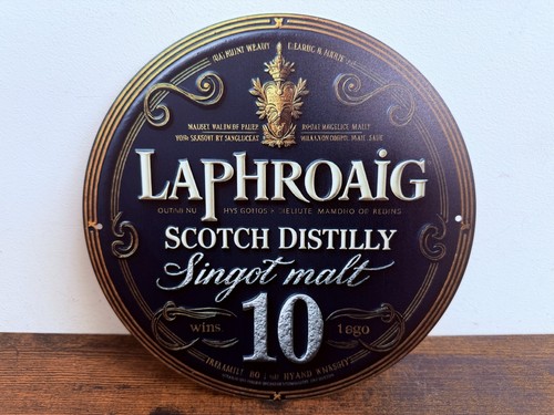 Blechschild laphroaig whisky - blechschild,
