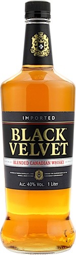 Black velvet blended canadian - black,
