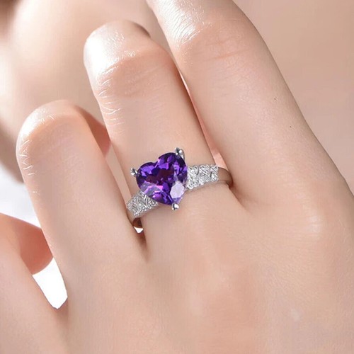Herzförmiger amethyst - herzförmiger,