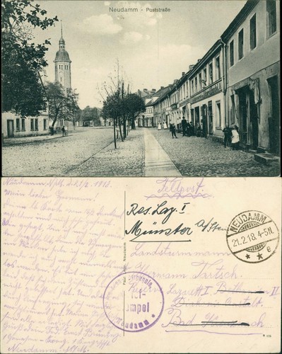 Postcard neudamm - postcard, (neumark)