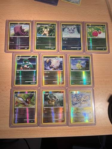 10x pokémon reverse holo - reverse, lot