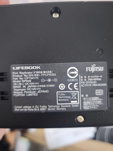 Fujitsu docking station port - fujitsu,