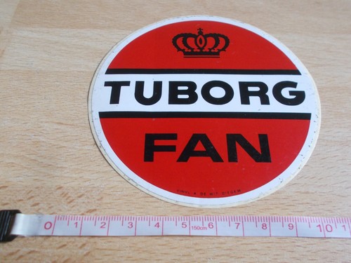 Aufkleber bier tuborg fan - aufkleber,