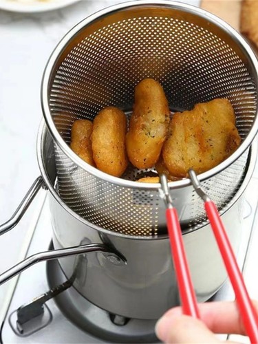 Edelstahl frittiertopf mit - edelstahl-frittiertopf,