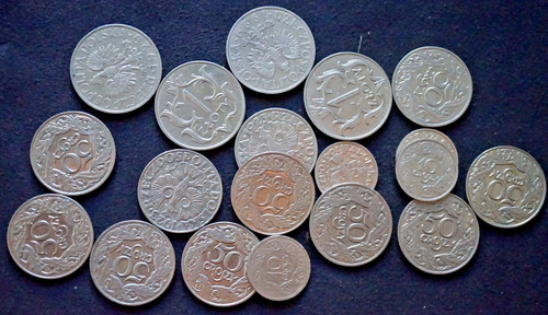 Polen zloty und - und, groszy