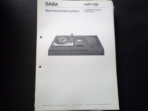 Original service manual - service,