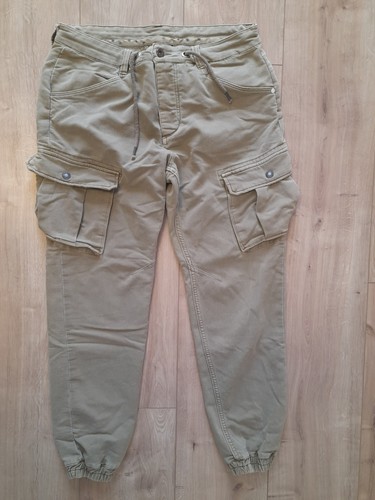 Khaki basic chino herren hose - khaki,