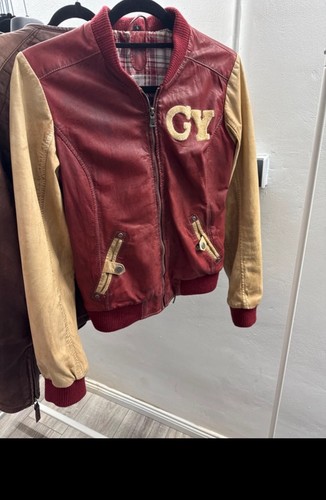 Echtleder collegejacke gipsy - echtleder,
