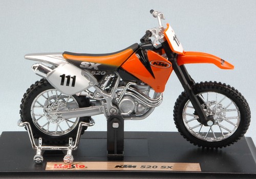 Modellauto motorrad ktm 520sx - modellauto,